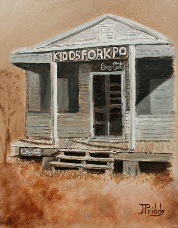 Kidds Fork Post Office, Virginia
Oil Painting by Jan Priddy